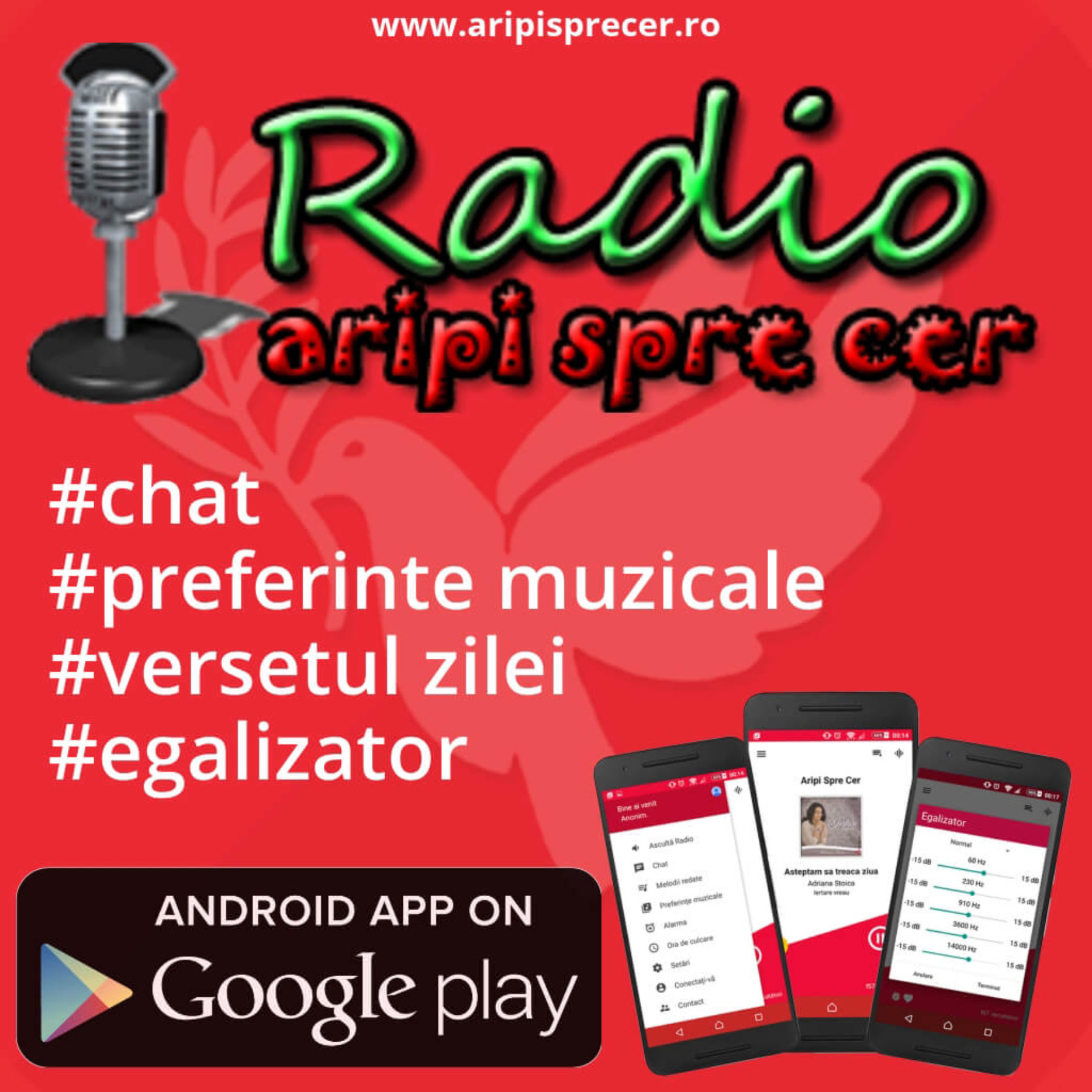 Recomanda radio crestin Aripi Spre Cer Online